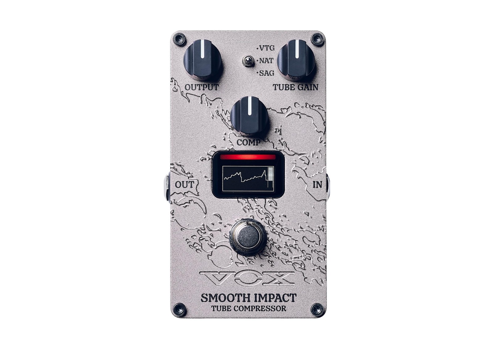 Vox Compact guitar effects SMOOTH IMPACT Compressor Nutube Valvenergy 2nd VE-SI