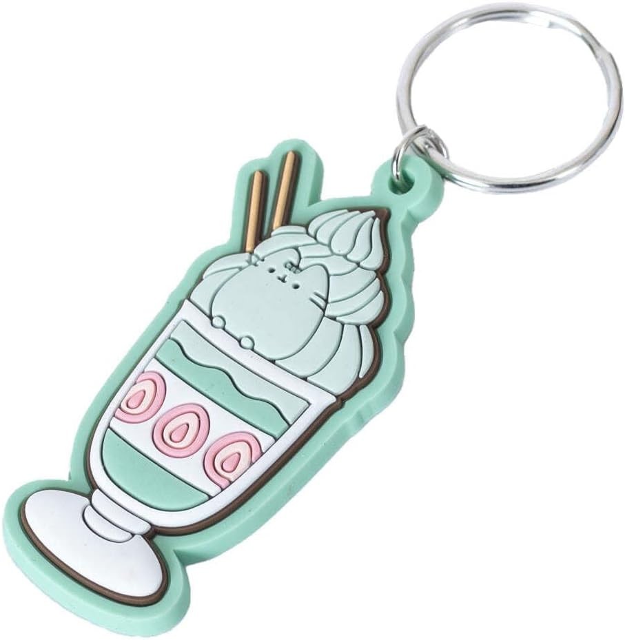 Porte-clés Pushheen (Matcha) en PVC