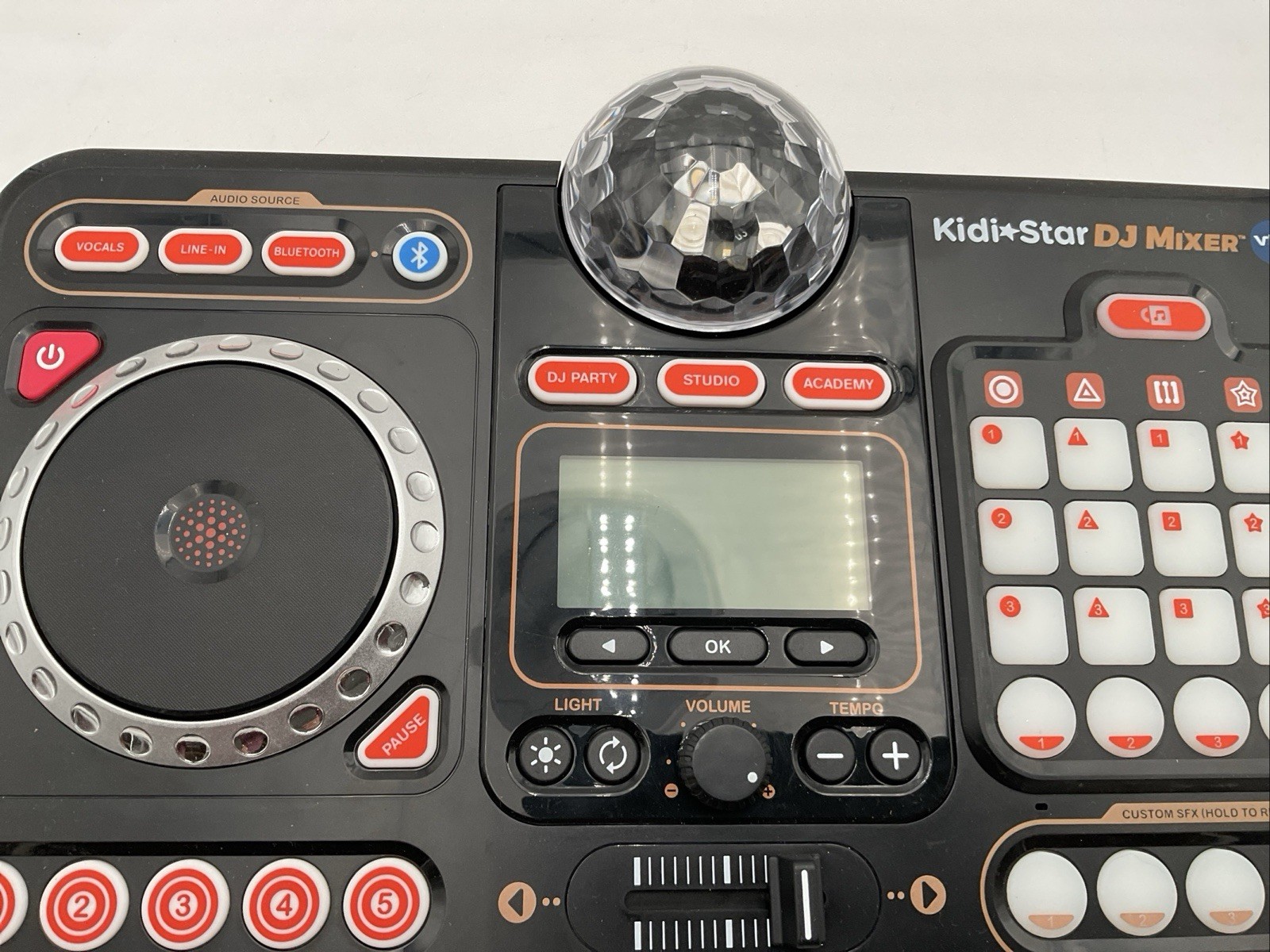 Vtech Kidi Star DJ Mixer Tested Scratch On Front See Pic