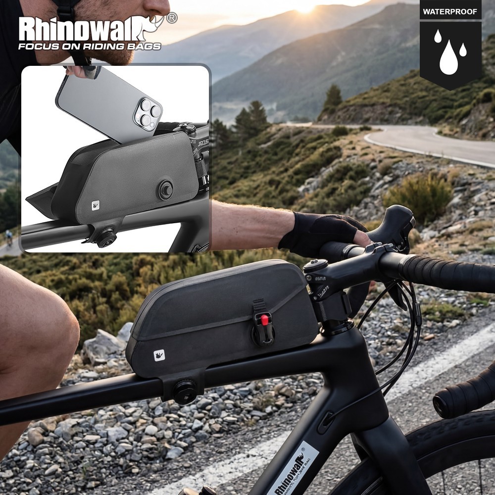 Rhinowalk Bicycle Waterproof Top Tube Bag Multifunctional Cycling Portable Bag