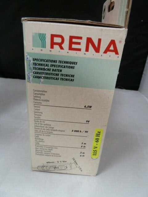 RENA LIGHT MINI SPOT HALOGEN SPOTLIGHT AQUARIUM TANK LIGHT