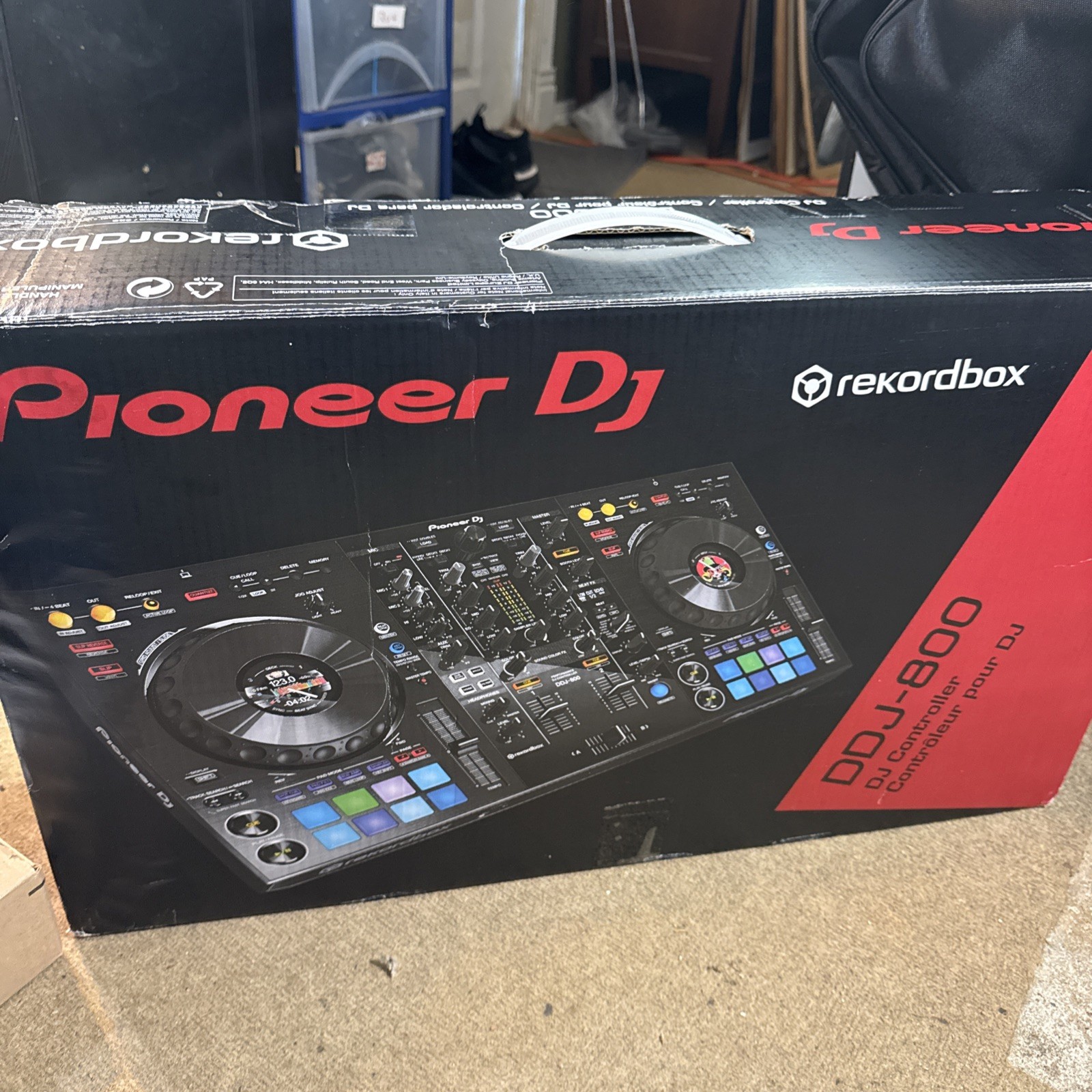 Pioneer DDJ-800 New In Box With BQKOZFIN Carry Case Bag Professional Turntables
