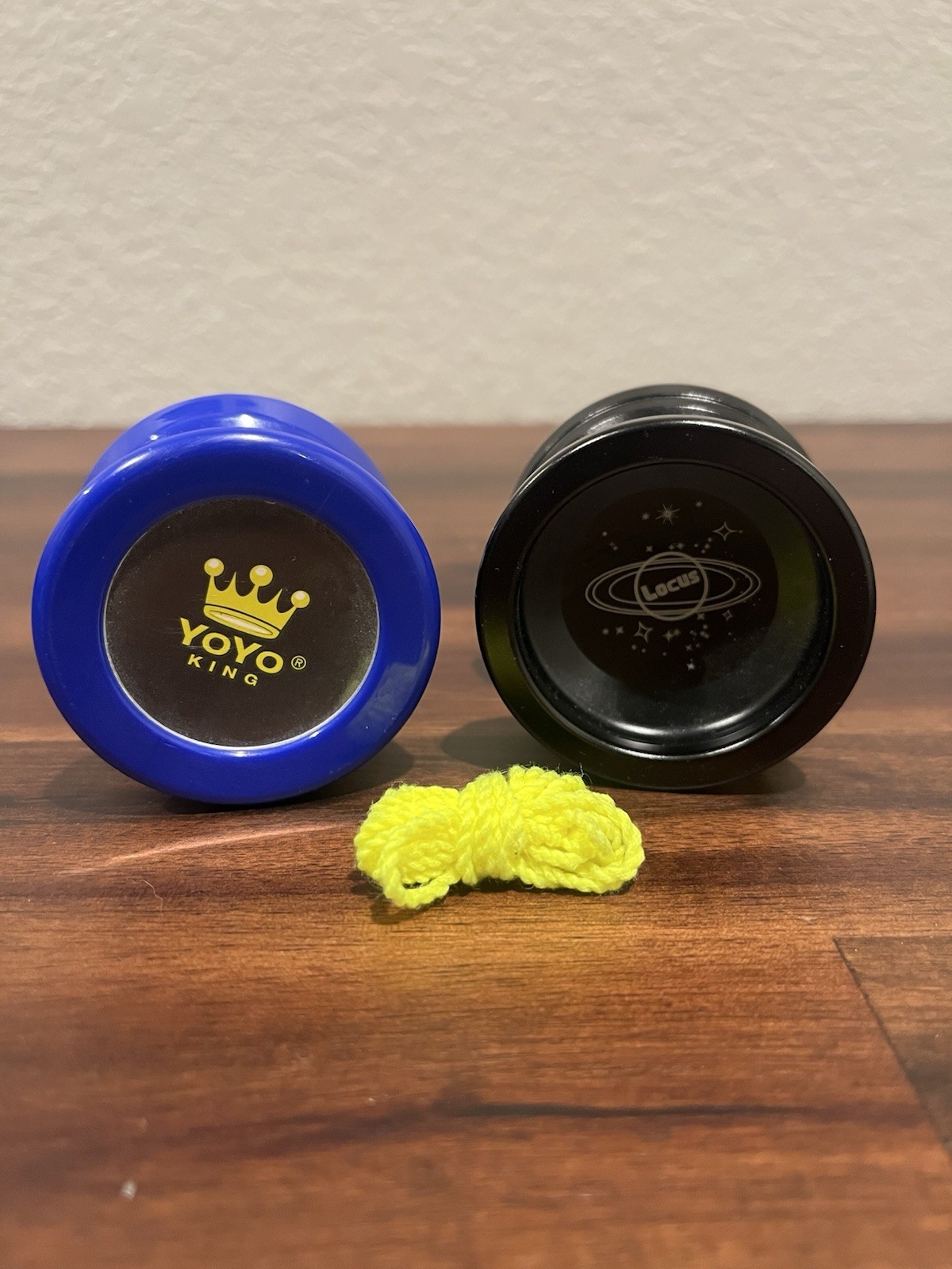 YoYo King & MagicYoyo Locus V6 Aluminum Yo-Yo Lot Blue Black With Extra String