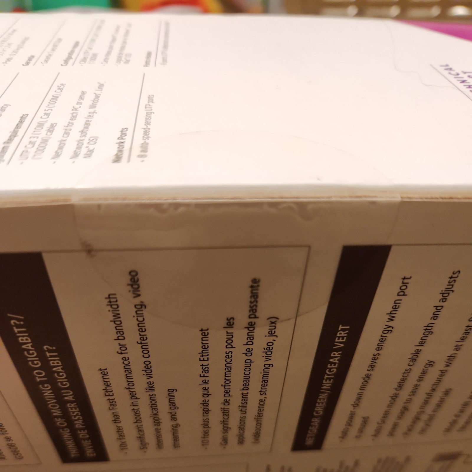 NetGear (GS608) 8-Ports External Switch