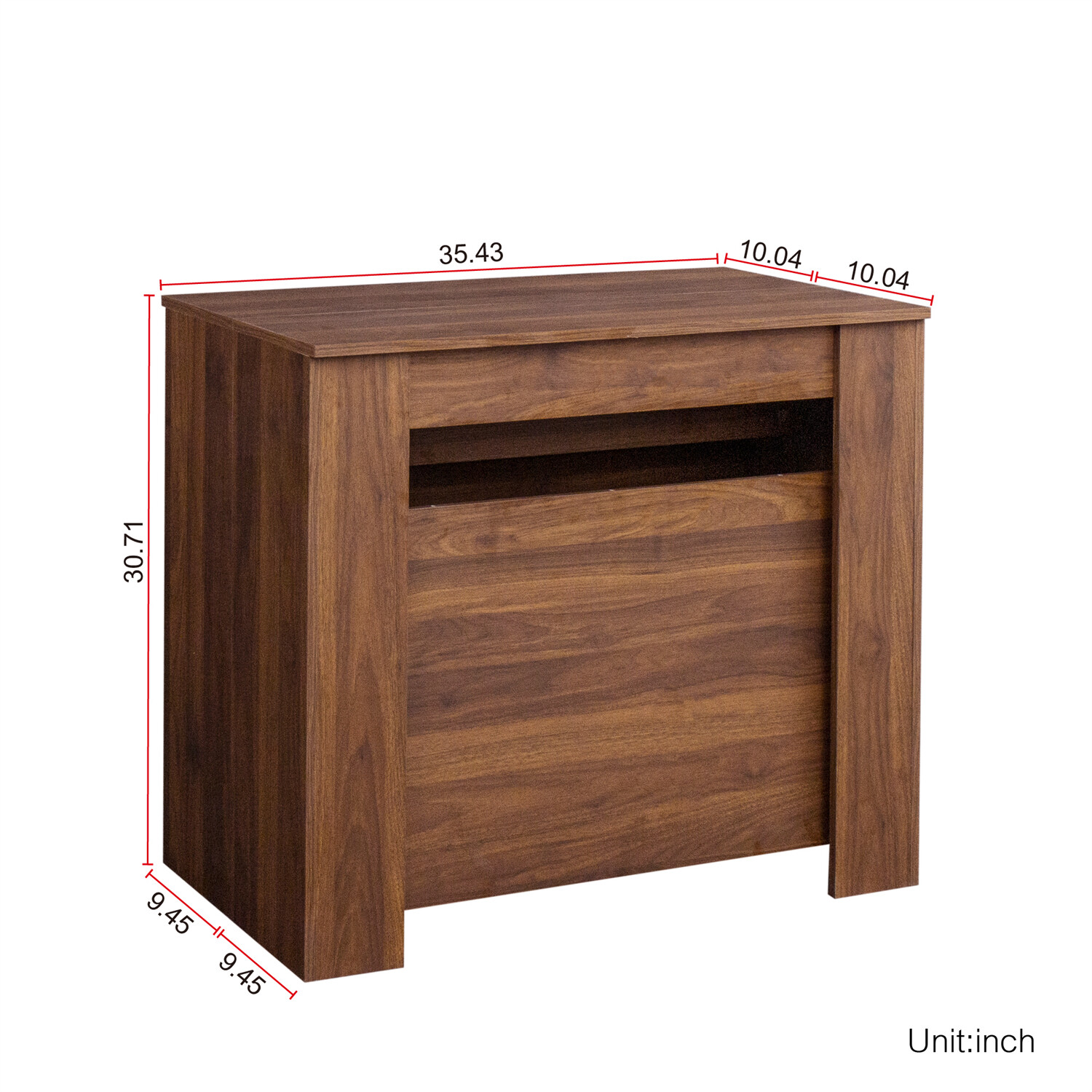 Multifunction Extendable Dining Table Kitchen Table Modern Rectangular Table US