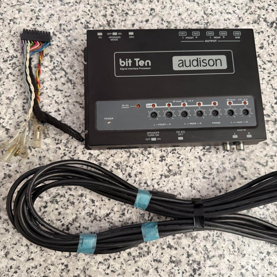 Audison Bit Ten DSP Digital Sound Processor Tested Working Unit from Japan