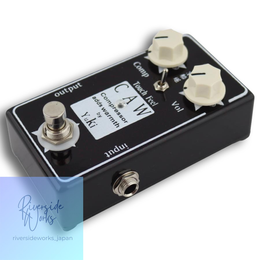Yuki Caw BLK Compressor Guitar Effect Pedal Adds Warmth Used