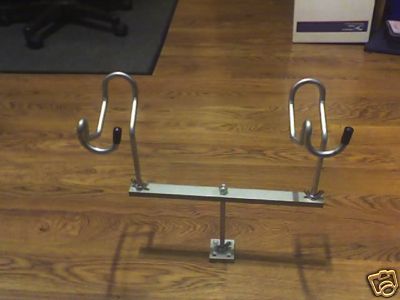 12 inch Tbar stainless stem 2 holders Un-Coated Look Out Crappie Reel Fisherman*