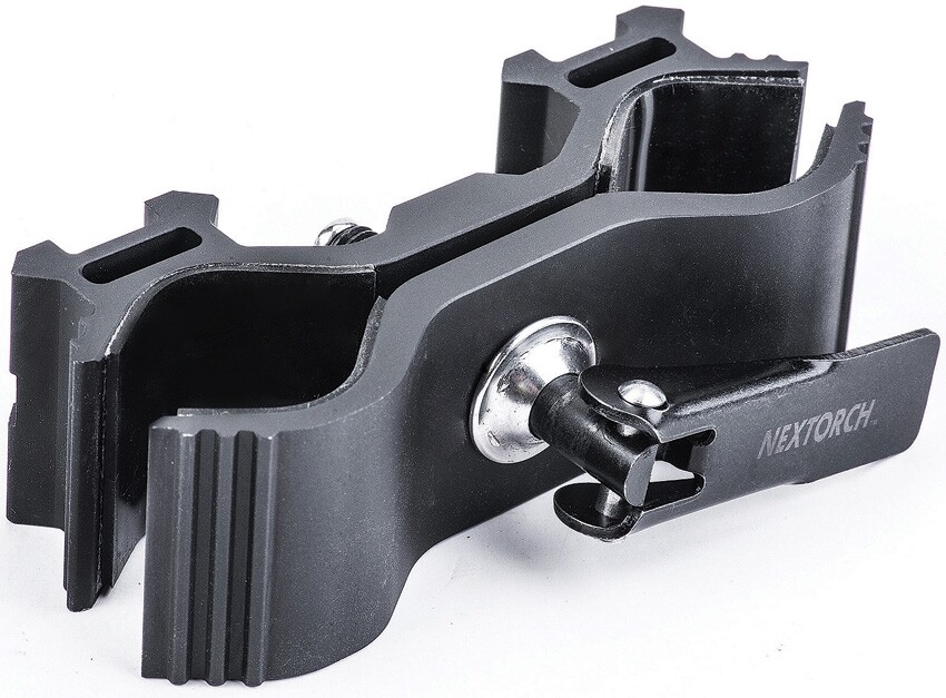 NexTorch Universal Tactical Mount For 0.9" to 1.1" Black Aluminum Construction