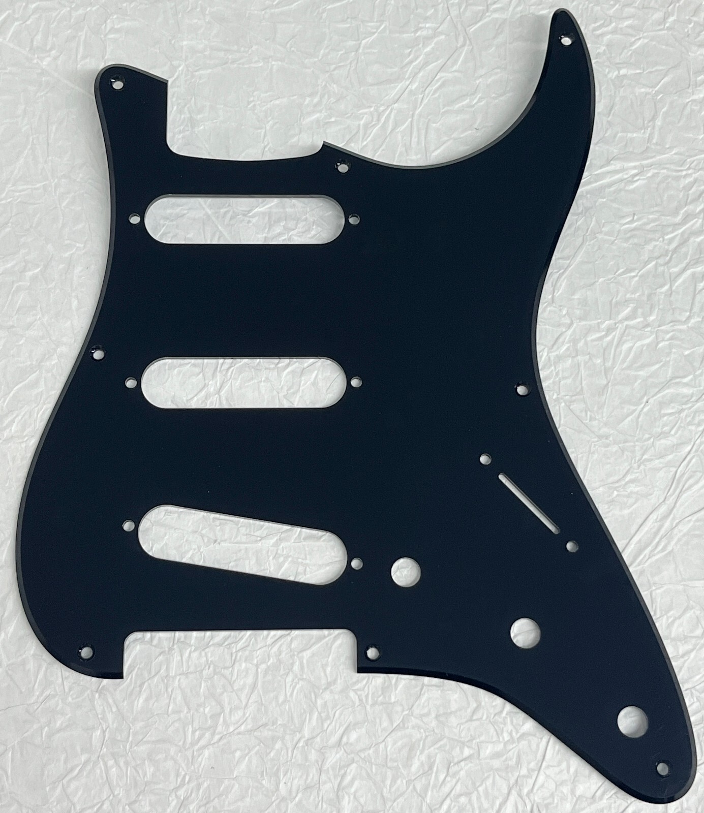 New Great-For Fit Fender 57' 8 Hole Stratocaster Guitar Pickguard Acrylic Black