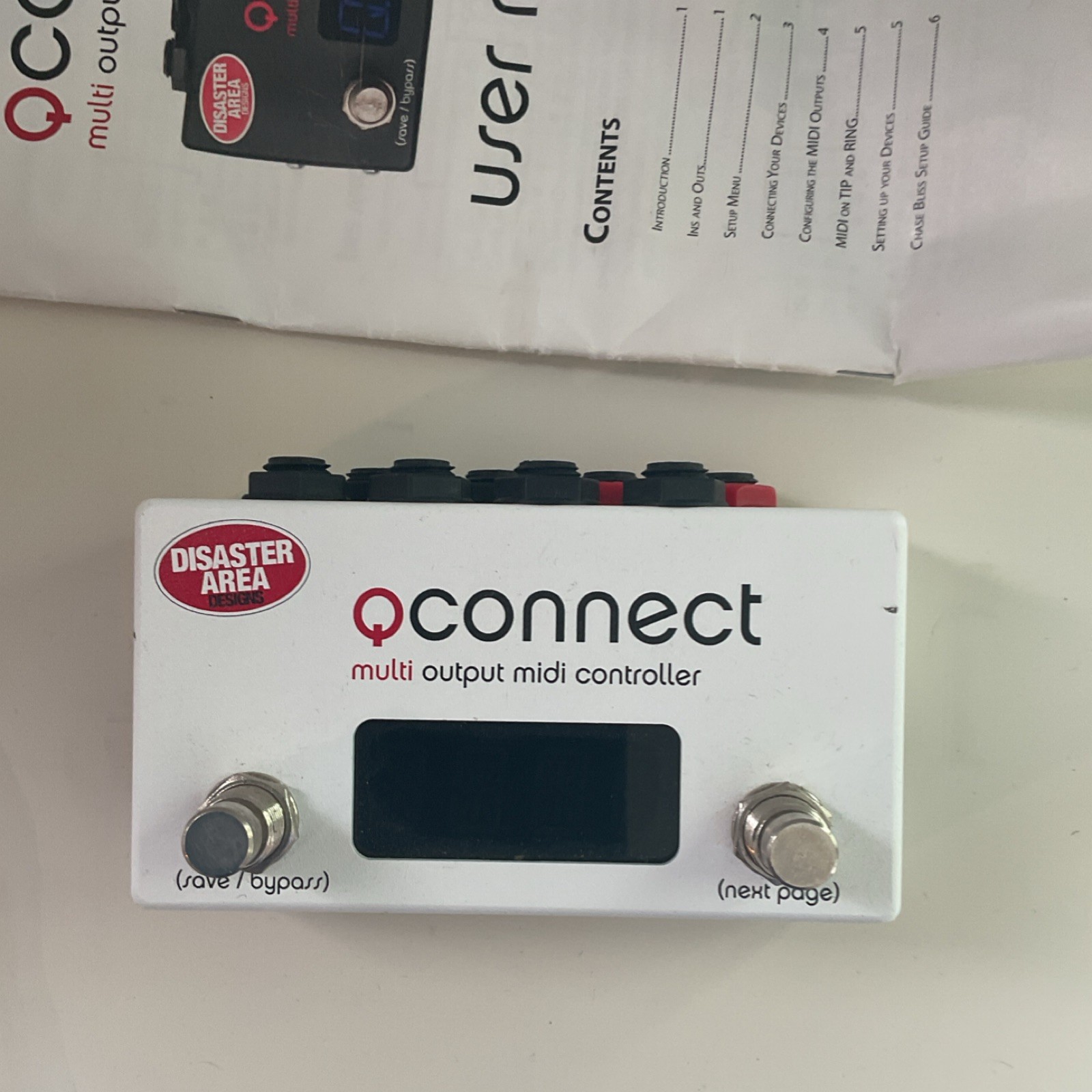 Disaster Area Designs QConnect Multi Output MIDI Controller Desktop