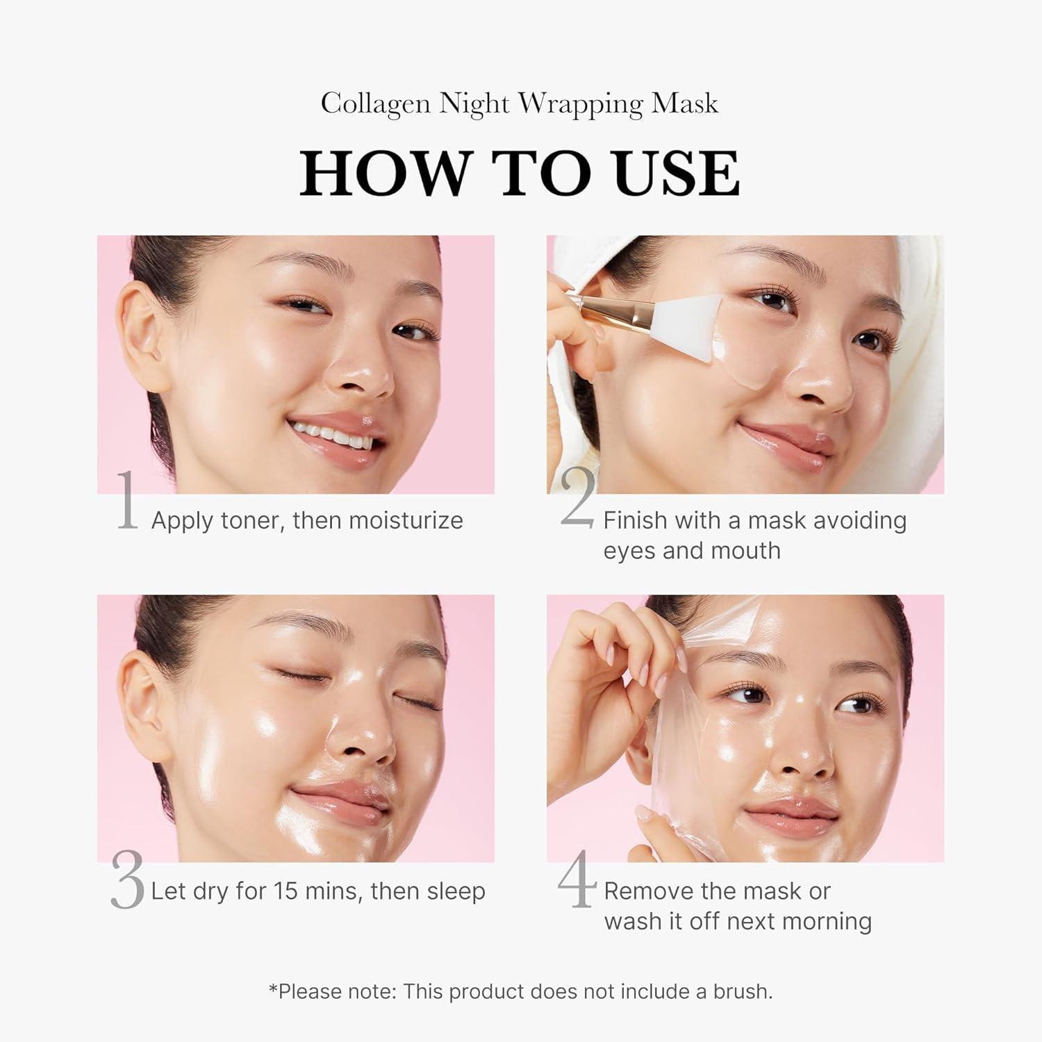 Wrapping Mask Collagen Overnight Peel off Facial Mask | Elasticity & Hydration C