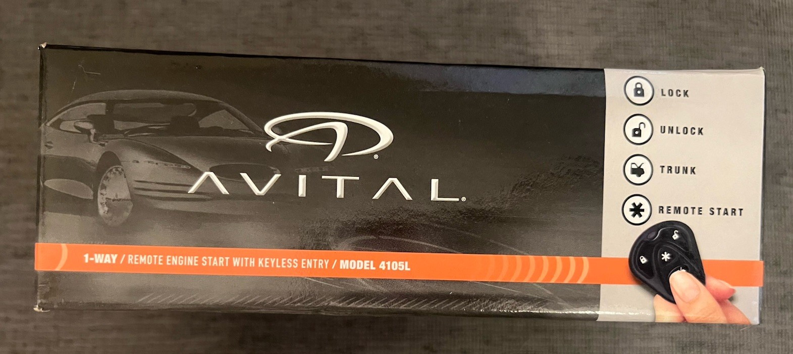 AVITAL 4105L REMOTE START KEYLESS ENTRY 1500 FT Nt W/ Directed DB3 Interface