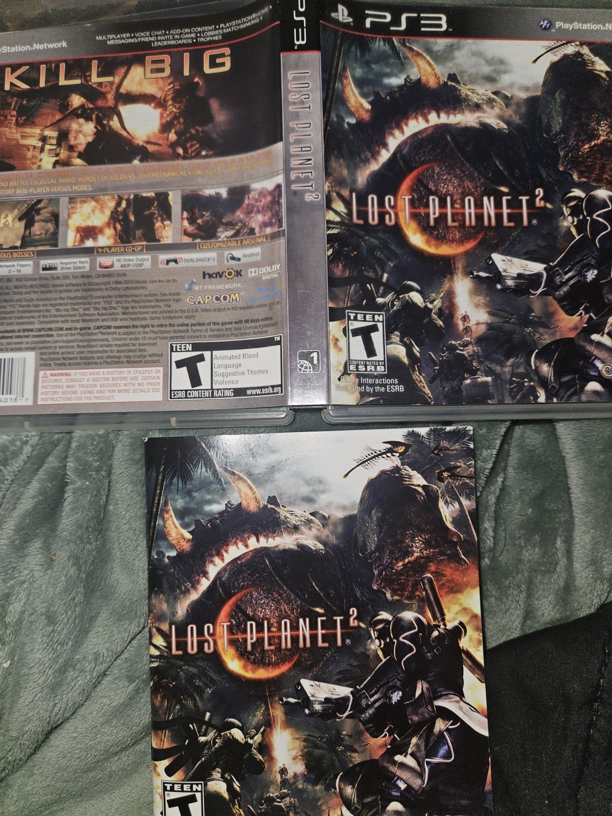 Capcom Lost Planet 2 Original Game Case & Cover Art PlayStation 3 DVD Keep Case