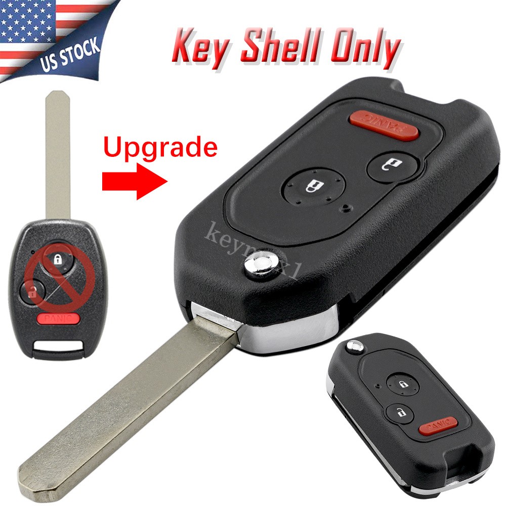 Remote Key Fob Shell Case for Honda CR-V CRV 2007 2008 2009 2010 2011 2012 2013