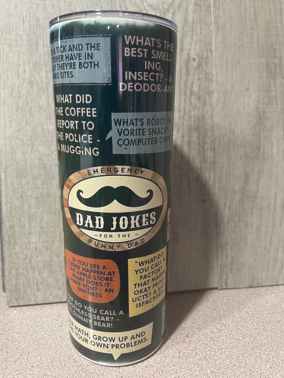 20 oz Graphic Tumbler- Dad Jokes