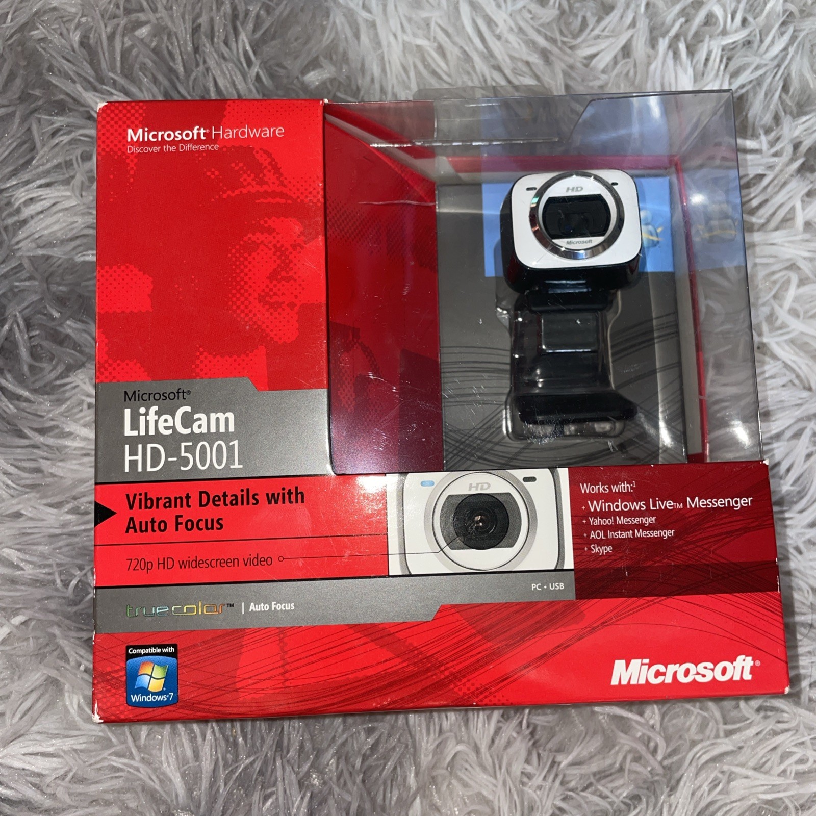 Microsoft GNF-00001 LifeCam HD-5001 Webcam 720p HD USB Model 1415 camera