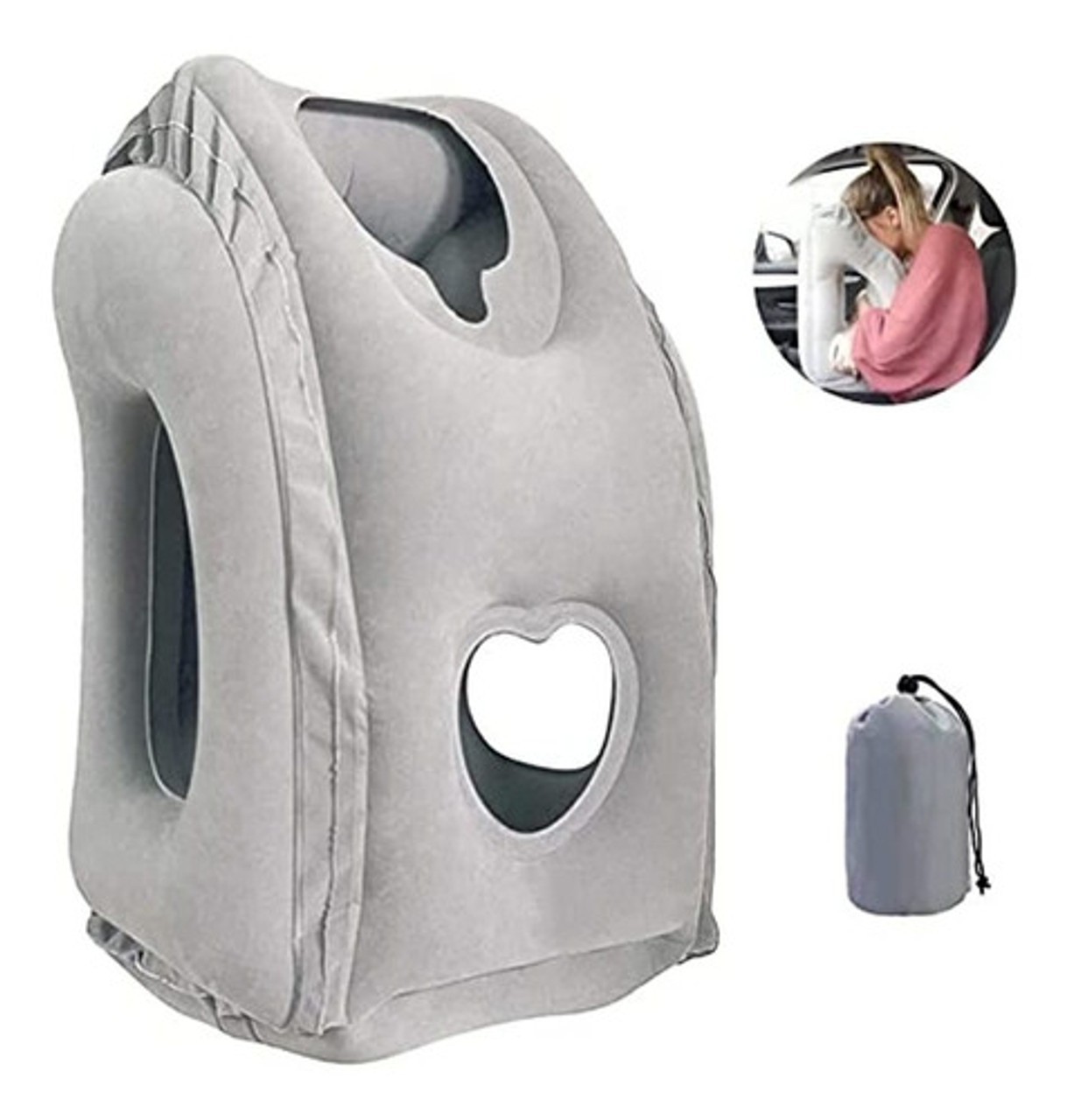 MYFON Inflatable Travel Pillow, Inflatable Air Pillow for Neck