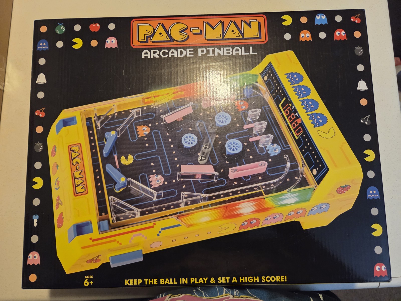 Pac-Man Electronic Arcade Pinball Edition Merchant Ambassador Desktop Game NEW