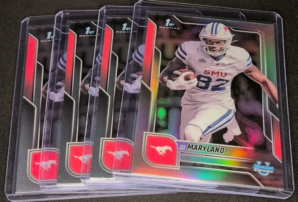 2025 Bowman University Chrome RJ Maryland #153 Refractor (RC) SMU Lot