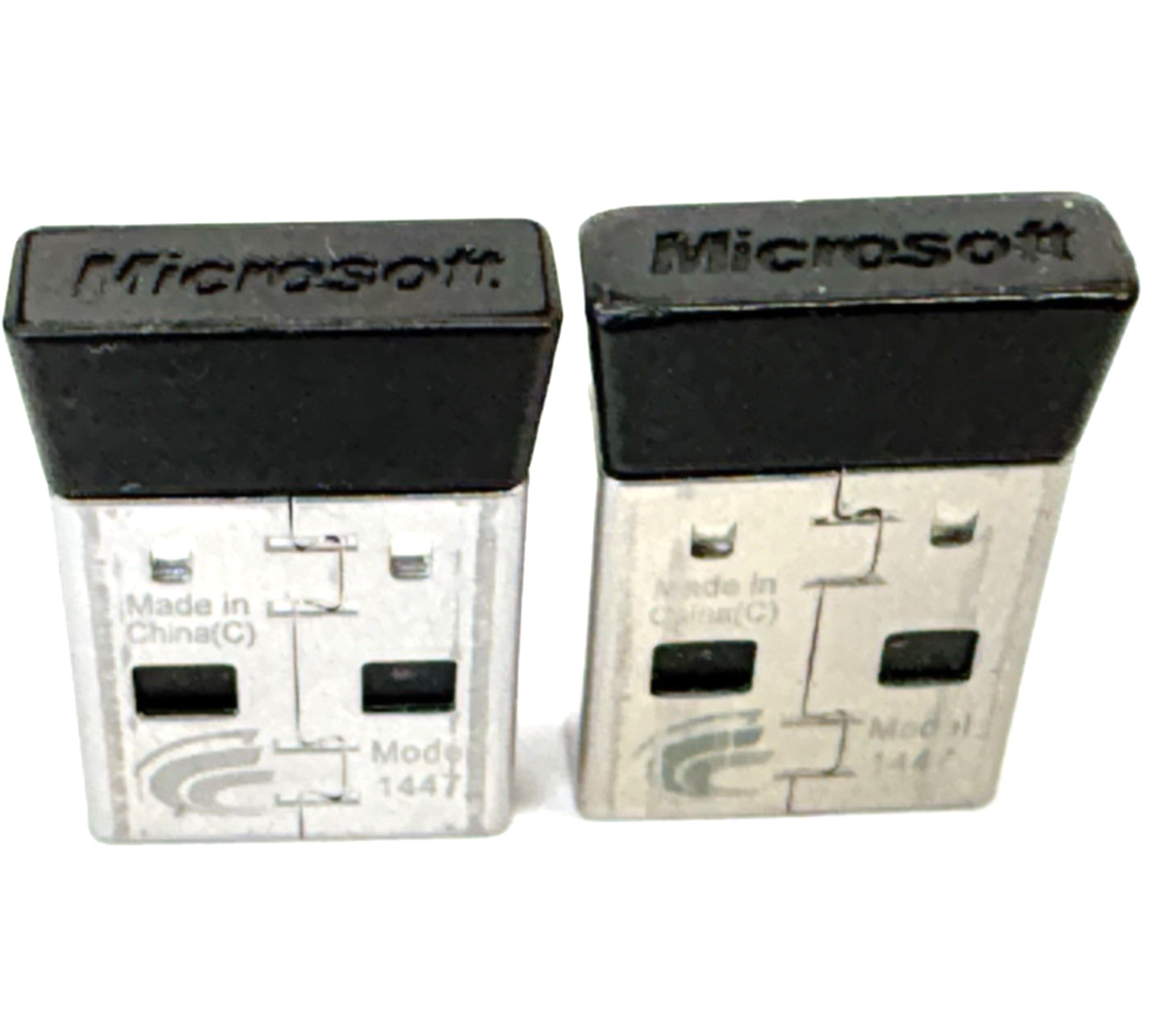 Microsoft USB Nano Receiver Model 1447 Wireless Mouse Keyboard Dongle Lot 2