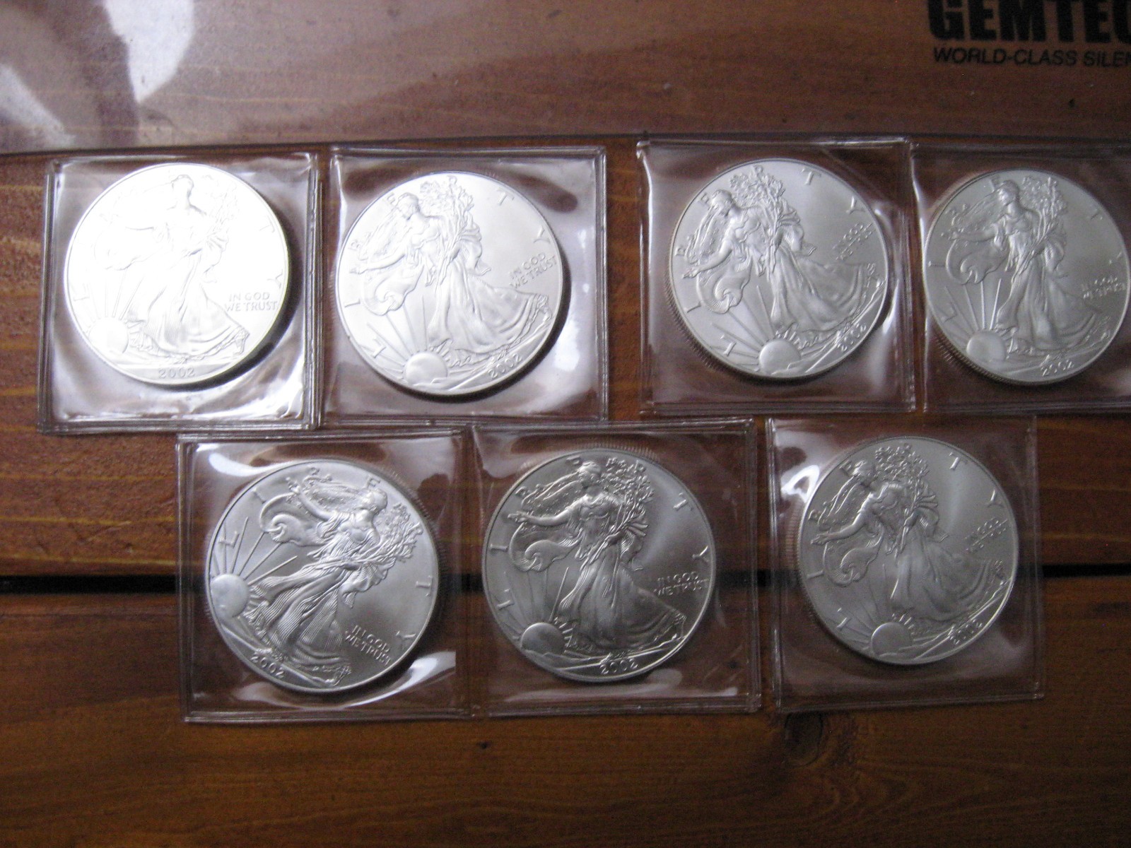 2002 US Silver Eagle / Walking Liberty Silver Dollar