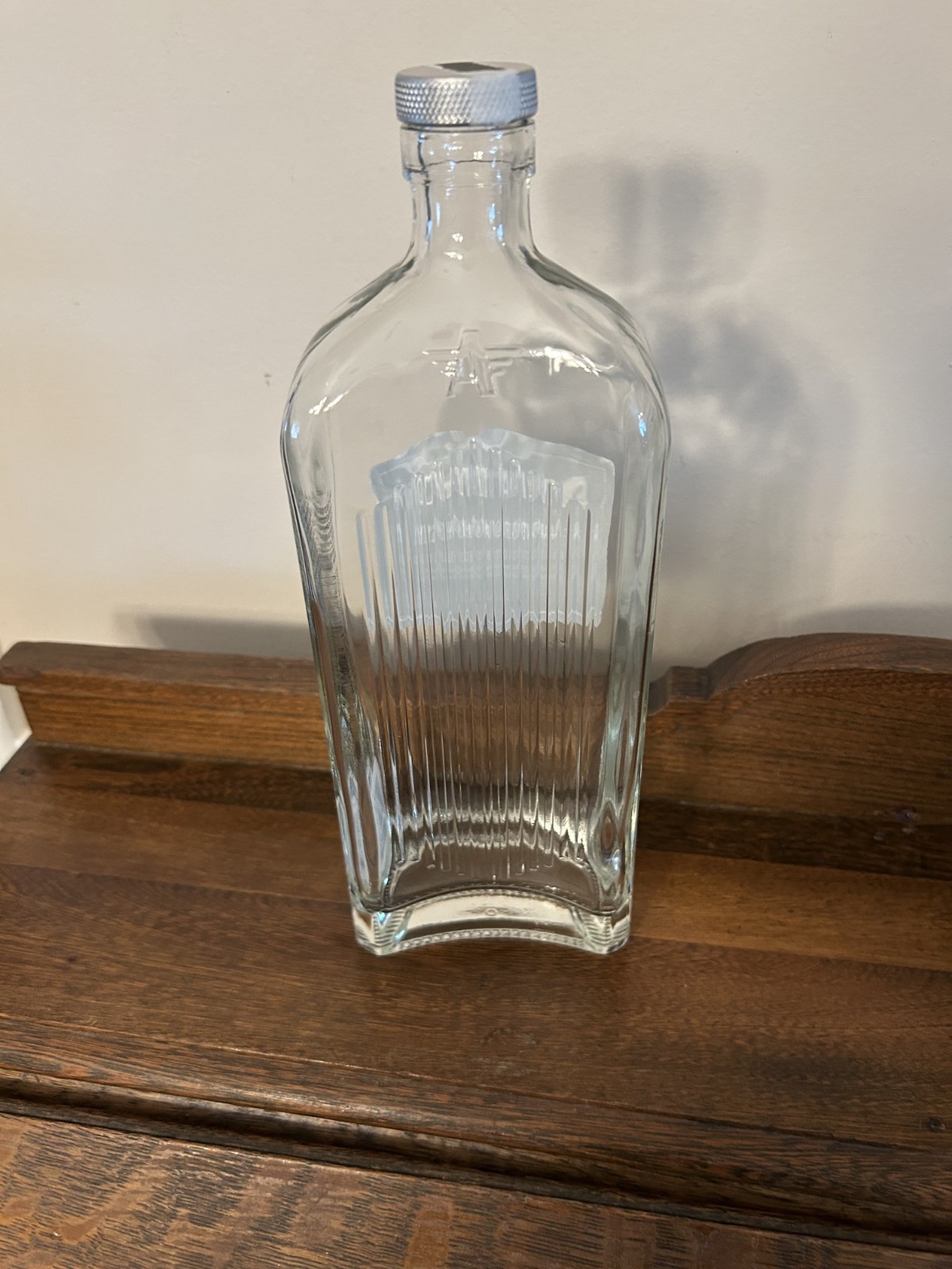 Collectible Aviation Liquor Bottle Empty