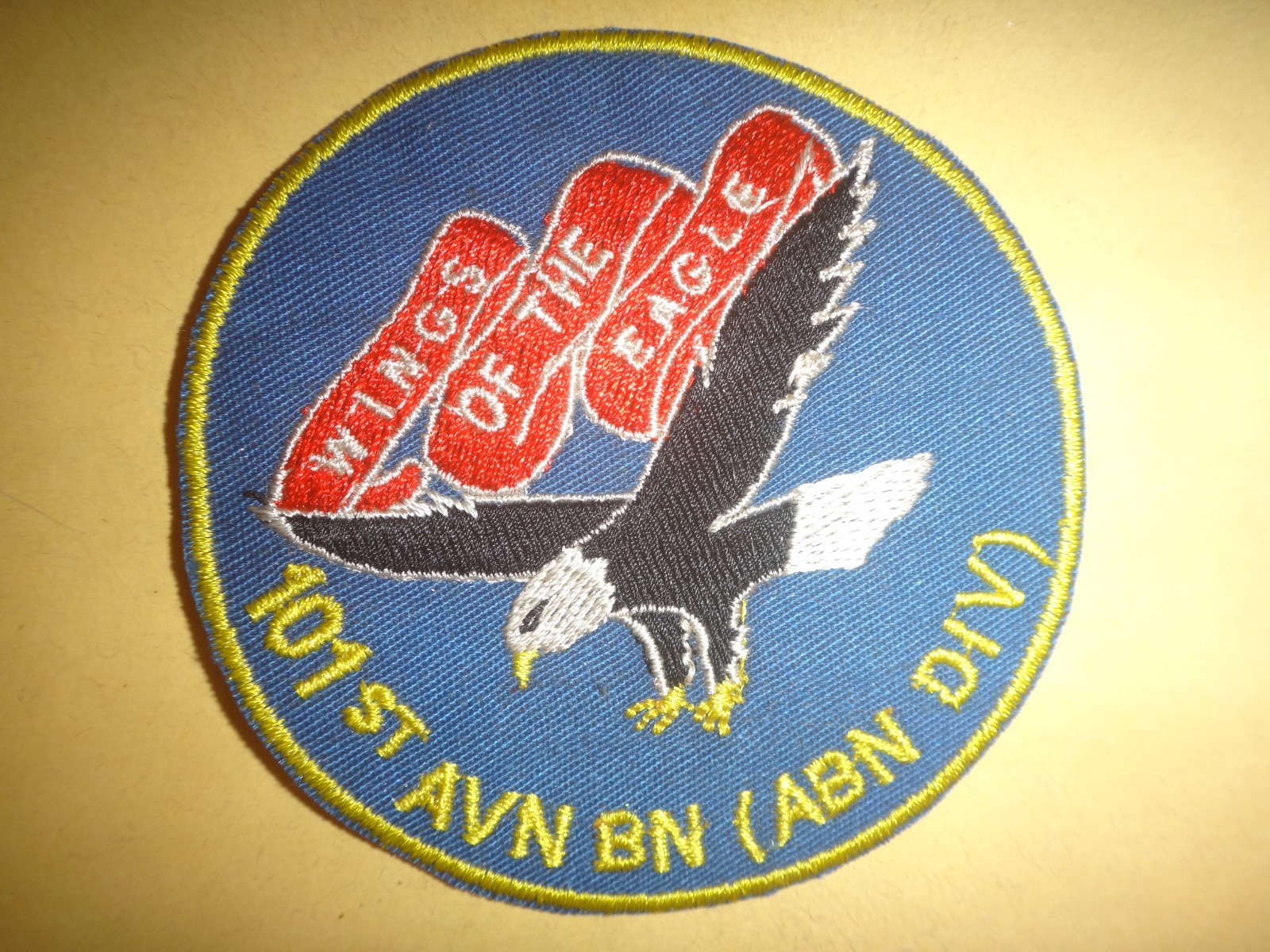 Vietnam War US 101st Aviation Bn (101st Airborne Div) WINGS OF THE EAGLE Patch