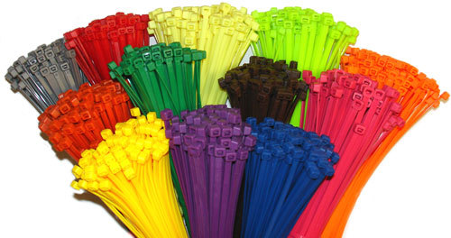 Cable Tie/Tie Wrap/ Zip Tie. Pick A Color.  4" Length 18lb, 200 Pack USA MADE