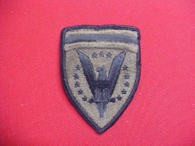 WWII Army Patch US Headquarters European Theater of Operations WW2 subdued