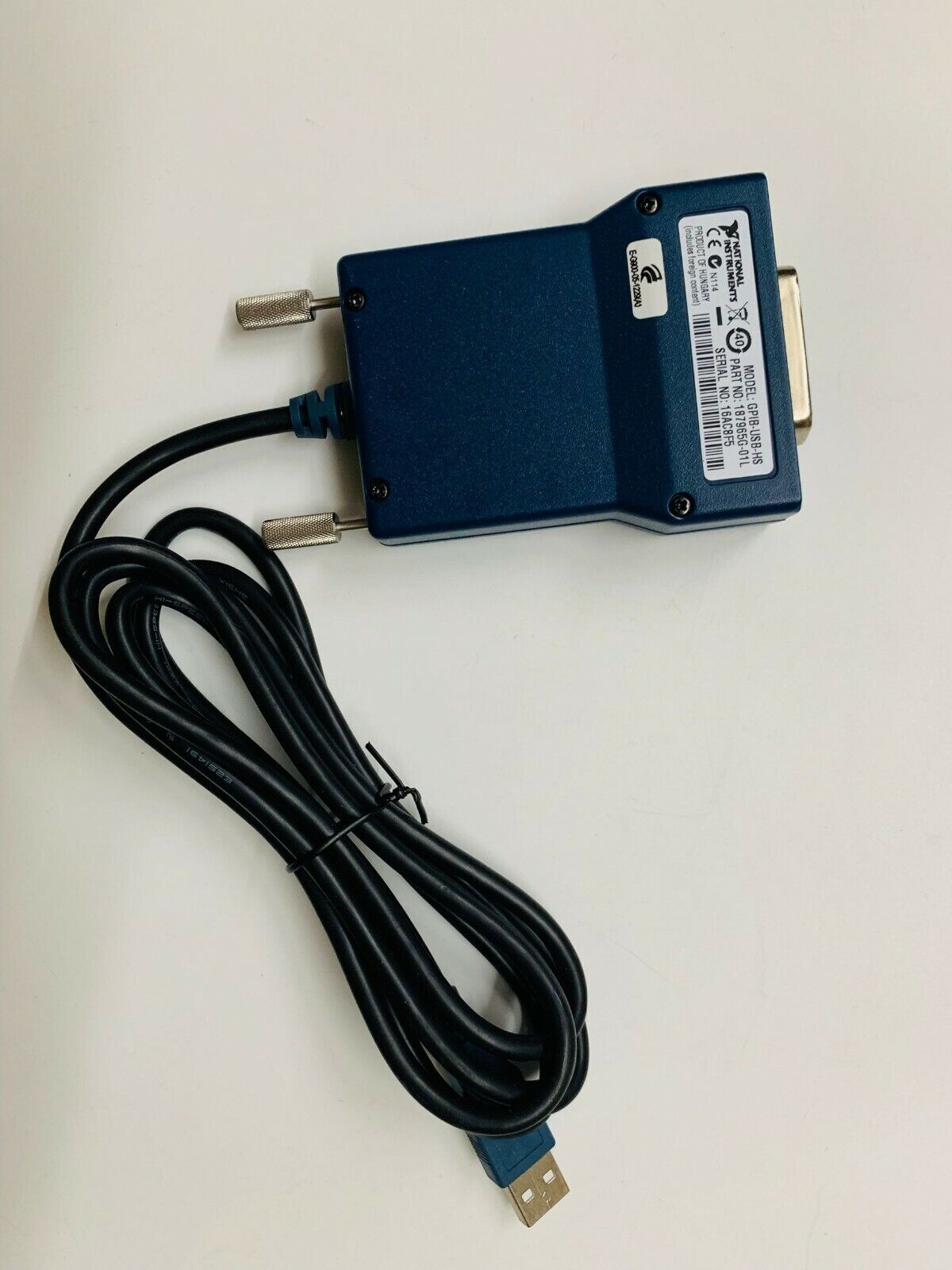 National Instrumens NI GPIB-USB-HS GPIB Data Acquisition Card 778927-01 IEEE 488