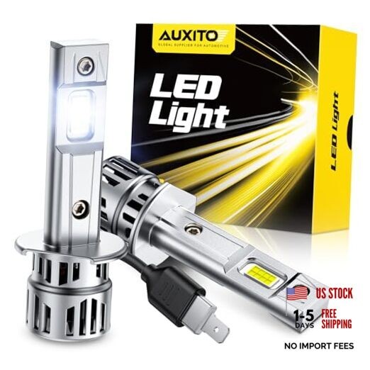Bulbs, 80000 Lumen Brightness, 6500K Ultra White, Precision 1:1 Mini H1