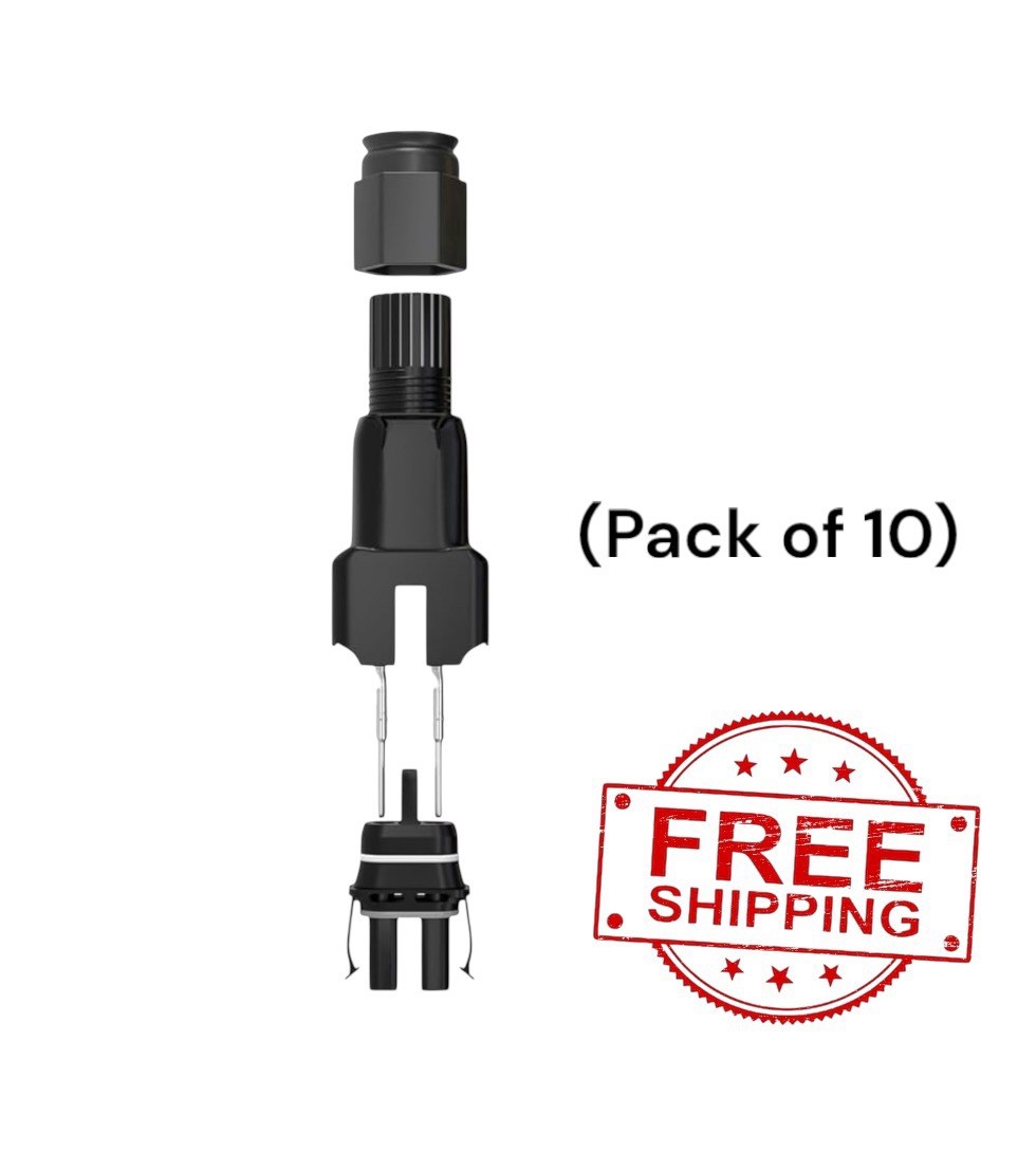 10x Enphase Q-CONN-10M Q-Cable Field Wireable Male Connector Kit Pack Of 10