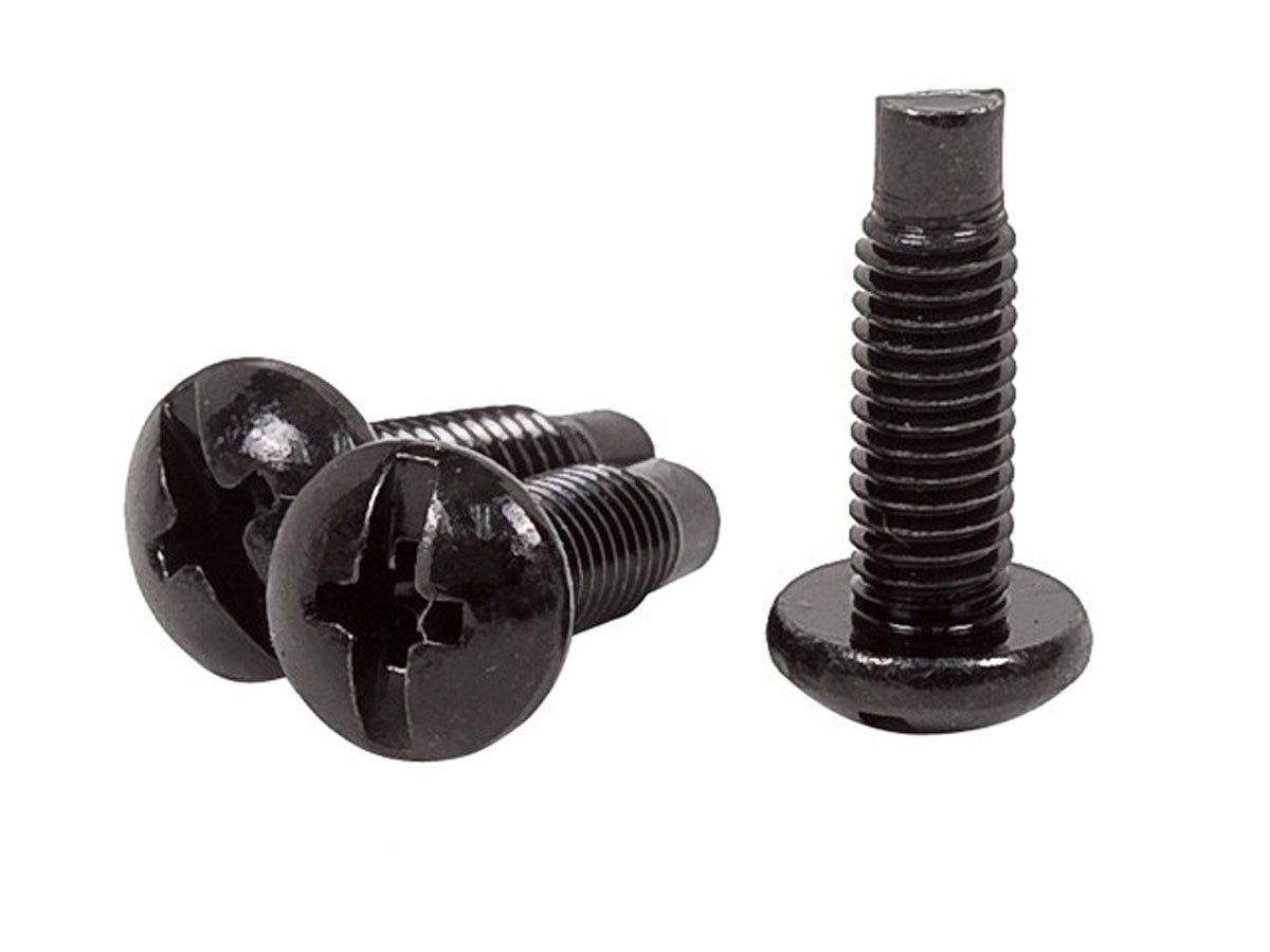 Monoprice 10/32 19mm Screw for Rack, 50 pcs, Carbon Steel, Black
