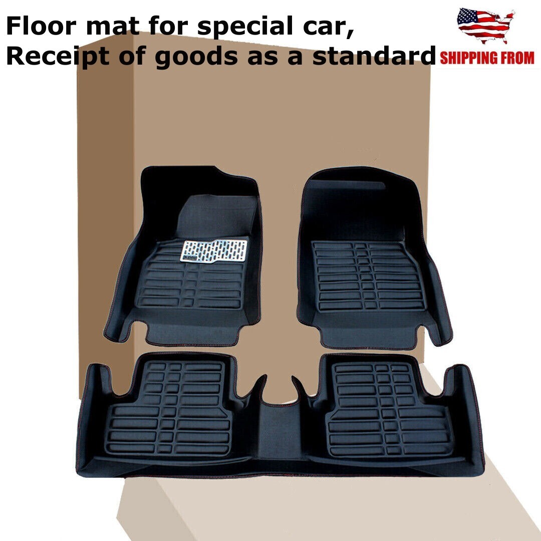 For Toyota Corolla 2007-2013 Car Floor Mats Front & Rear Liner Waterproof Mats