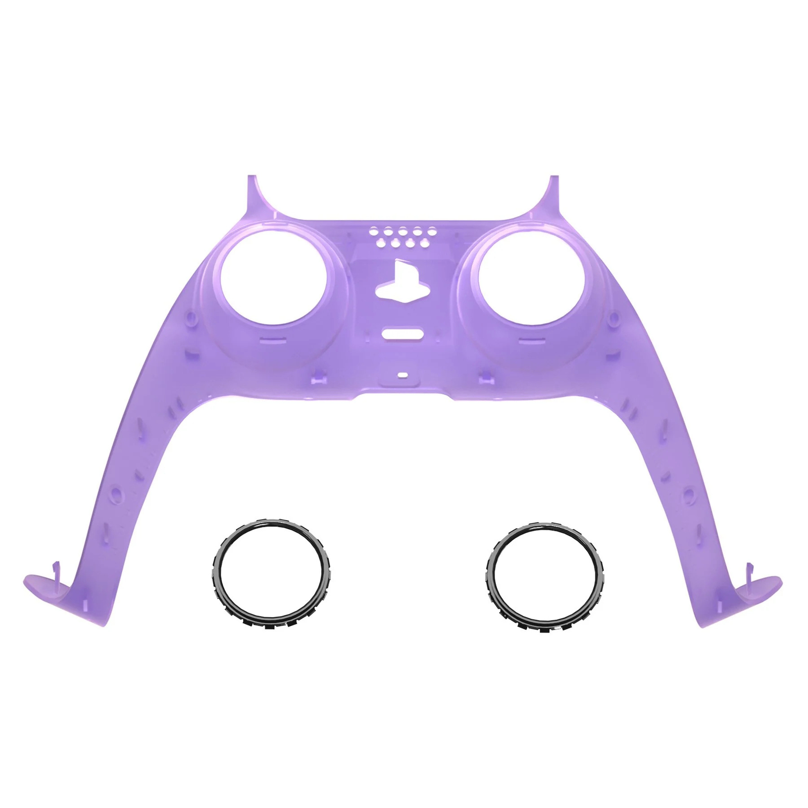New Replacement Front Trim Shell w/Accent Rings compatible with PS5 Controller