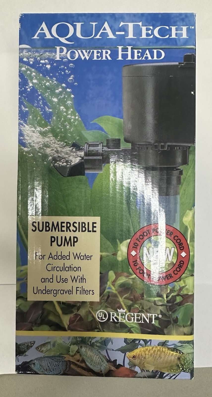 Sealed NIB - Aqua-Tech Power Head Submersible Pump for Aquariums Fish Tank