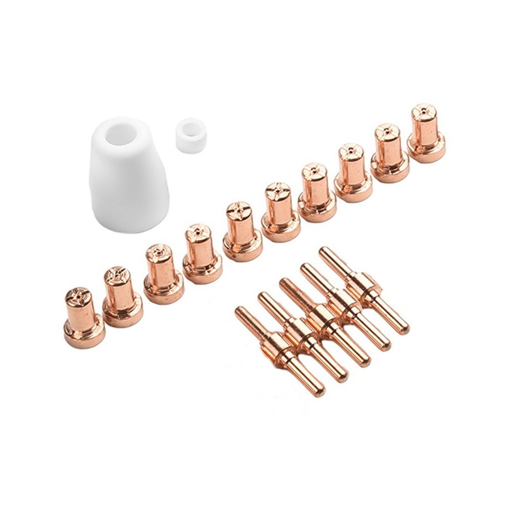 17PCS Replacement Consumables for PT31 Plasma Cutter Nozzle Electrode Kit