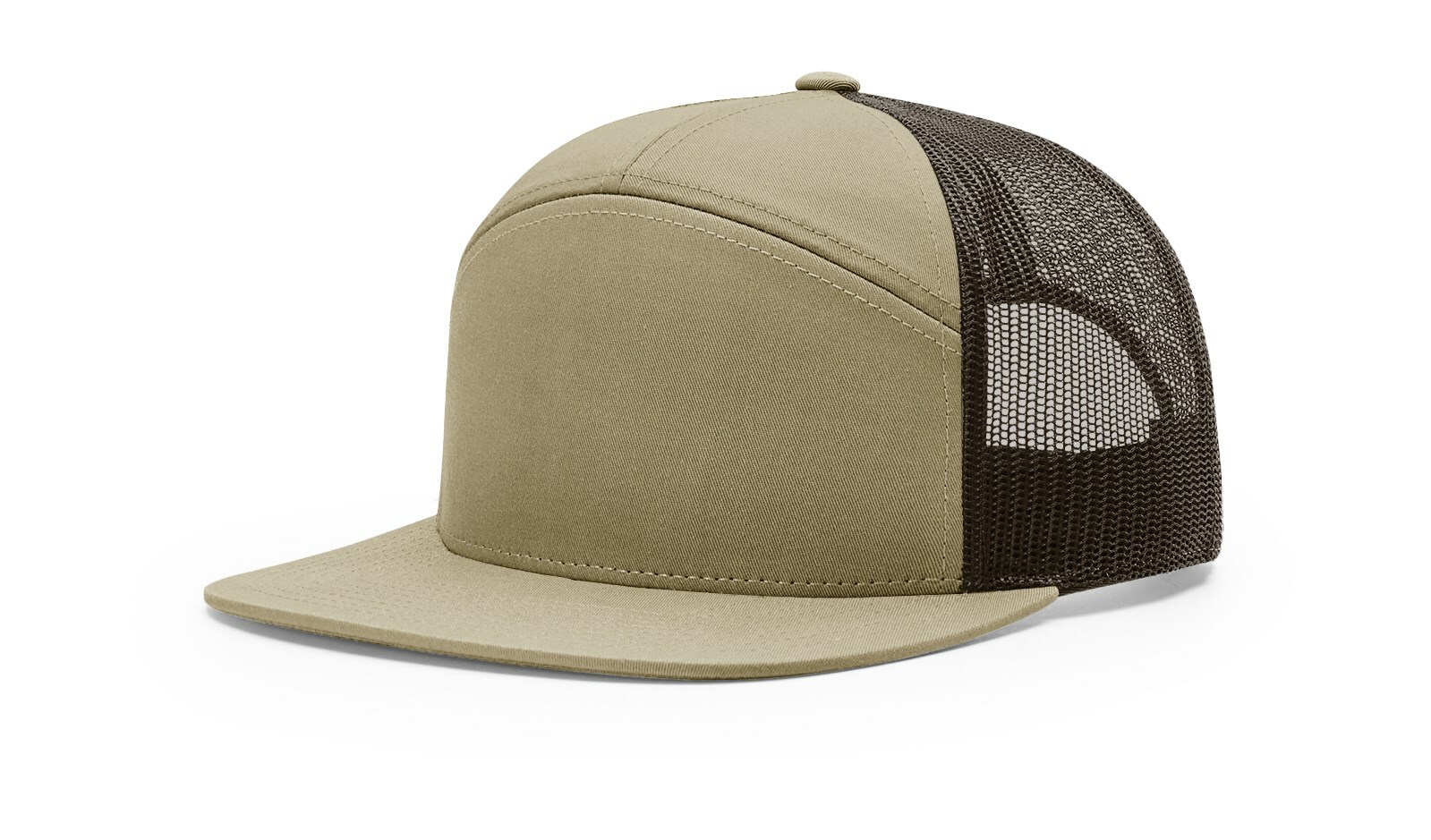 Richardson 7 Panel Trucker Hat 168 Adjustable Snapback Hi-Pro Mesh Cap OSFM