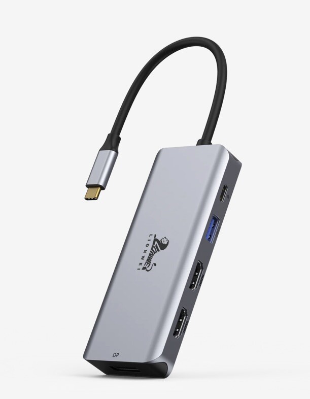 Lionwei USB C Docking Station Triple Monitor 9-IN-1 LIUC0304 A4