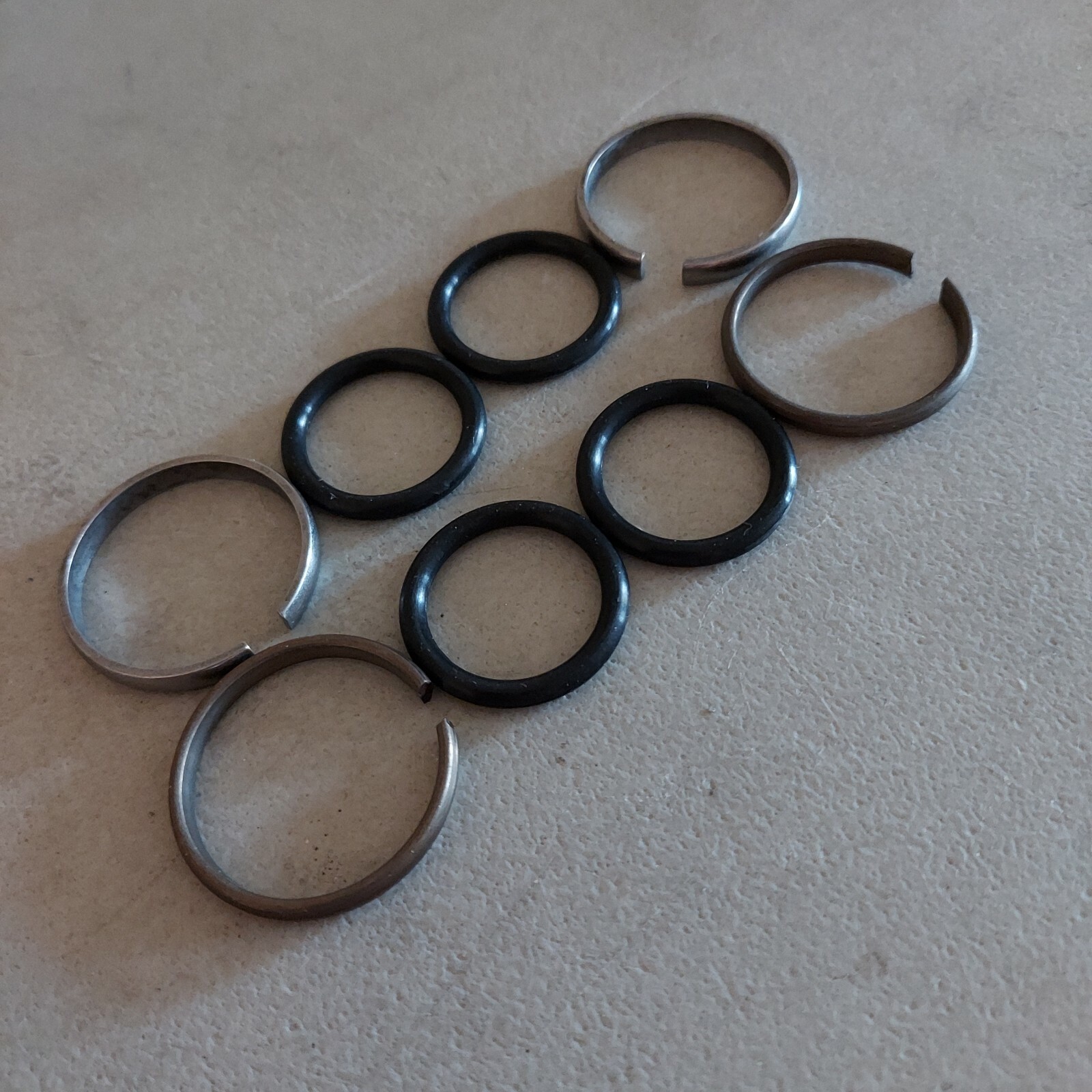 1" IMPACT GUN SOCKET RETAINER RING KIT - 4 SETS 797,285,285B,2850MAX,295A,IM1800