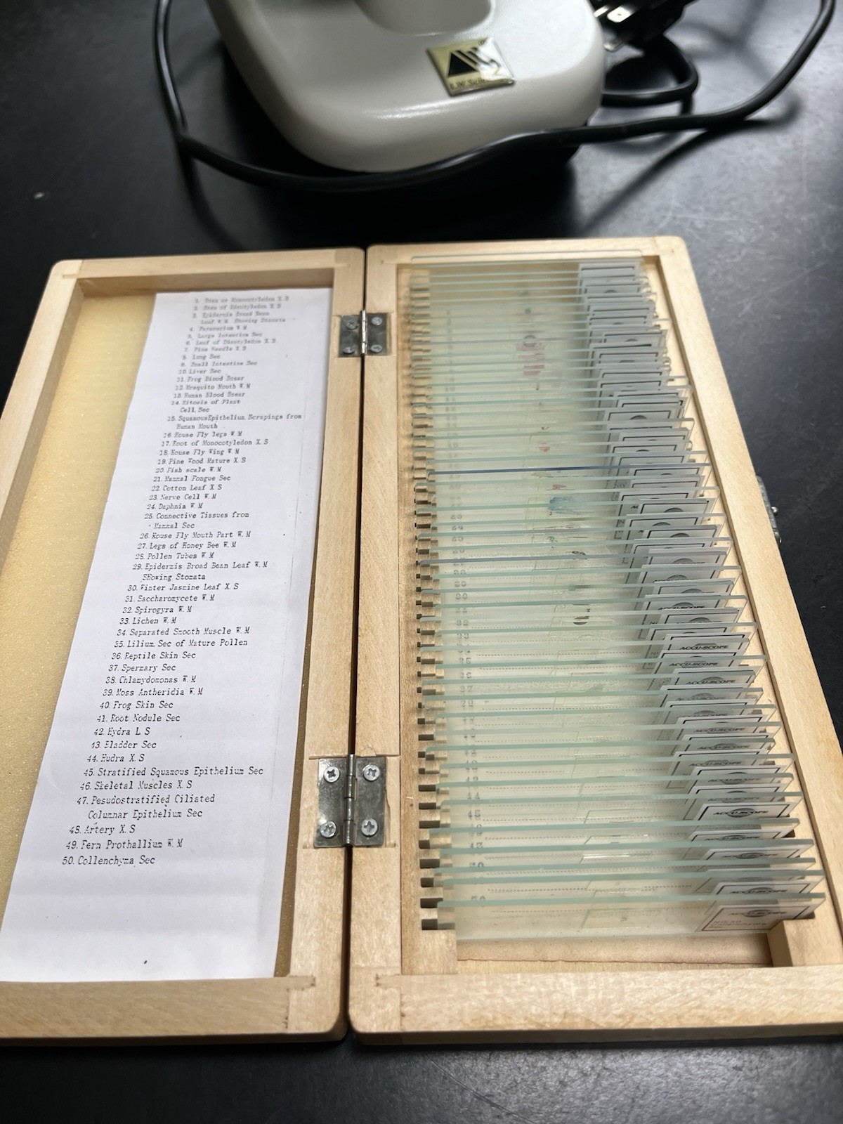 LW Scientific Explorer II Student Microscope with Specimen Slides