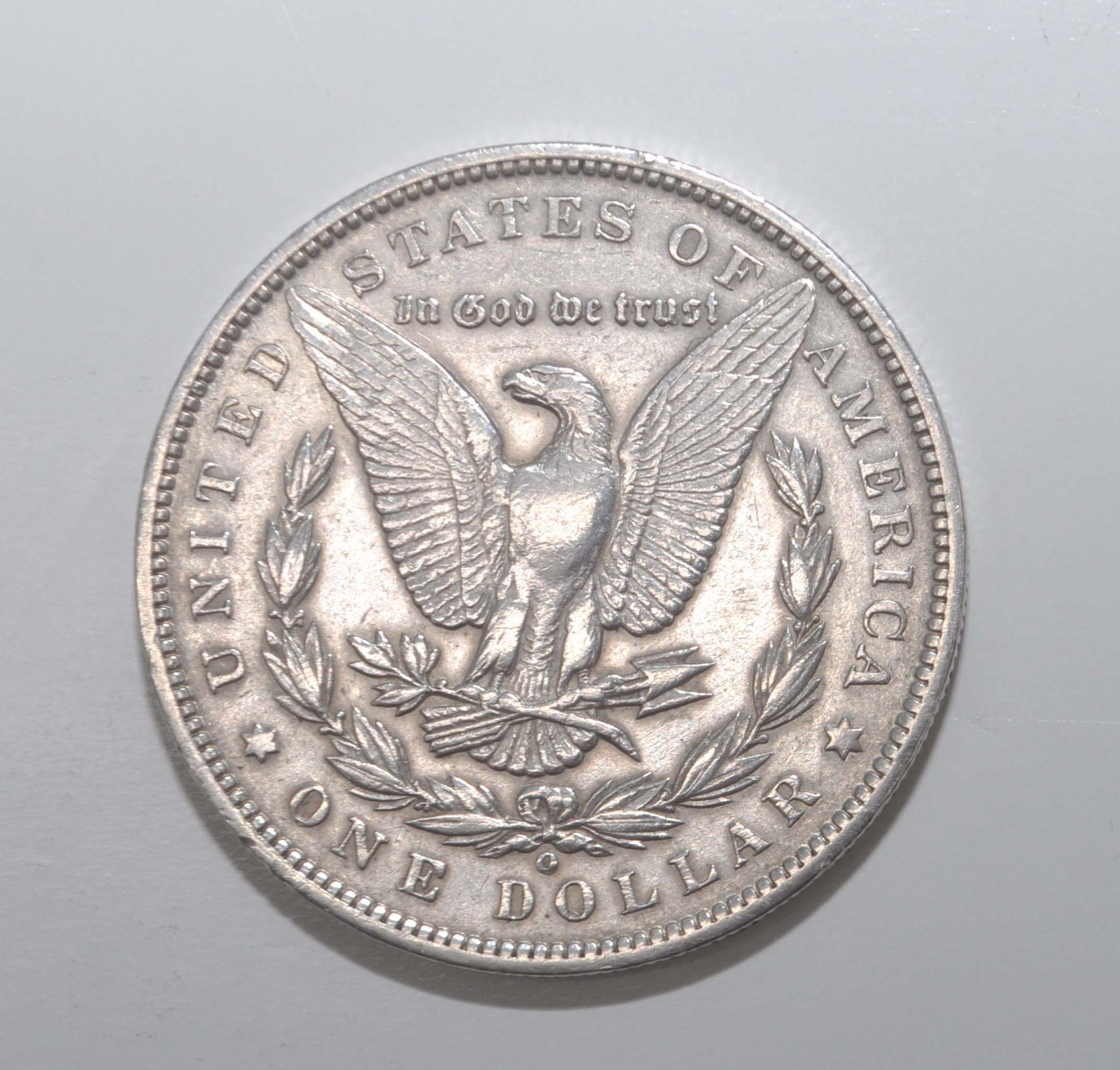 1890-O Morgan Silver Dollar About Uncirculated High Grade