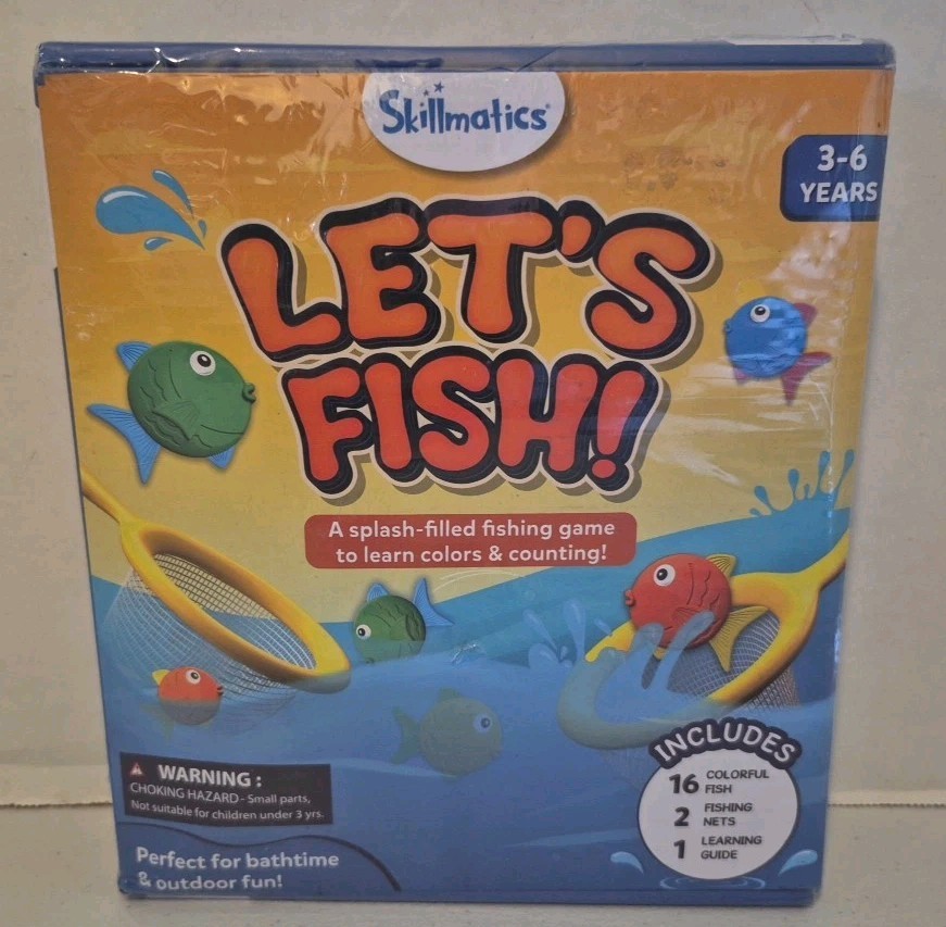 Outdoor & Bath Toys - Let's Fish, Fishing Game, Toddler Toys, Learn Colors