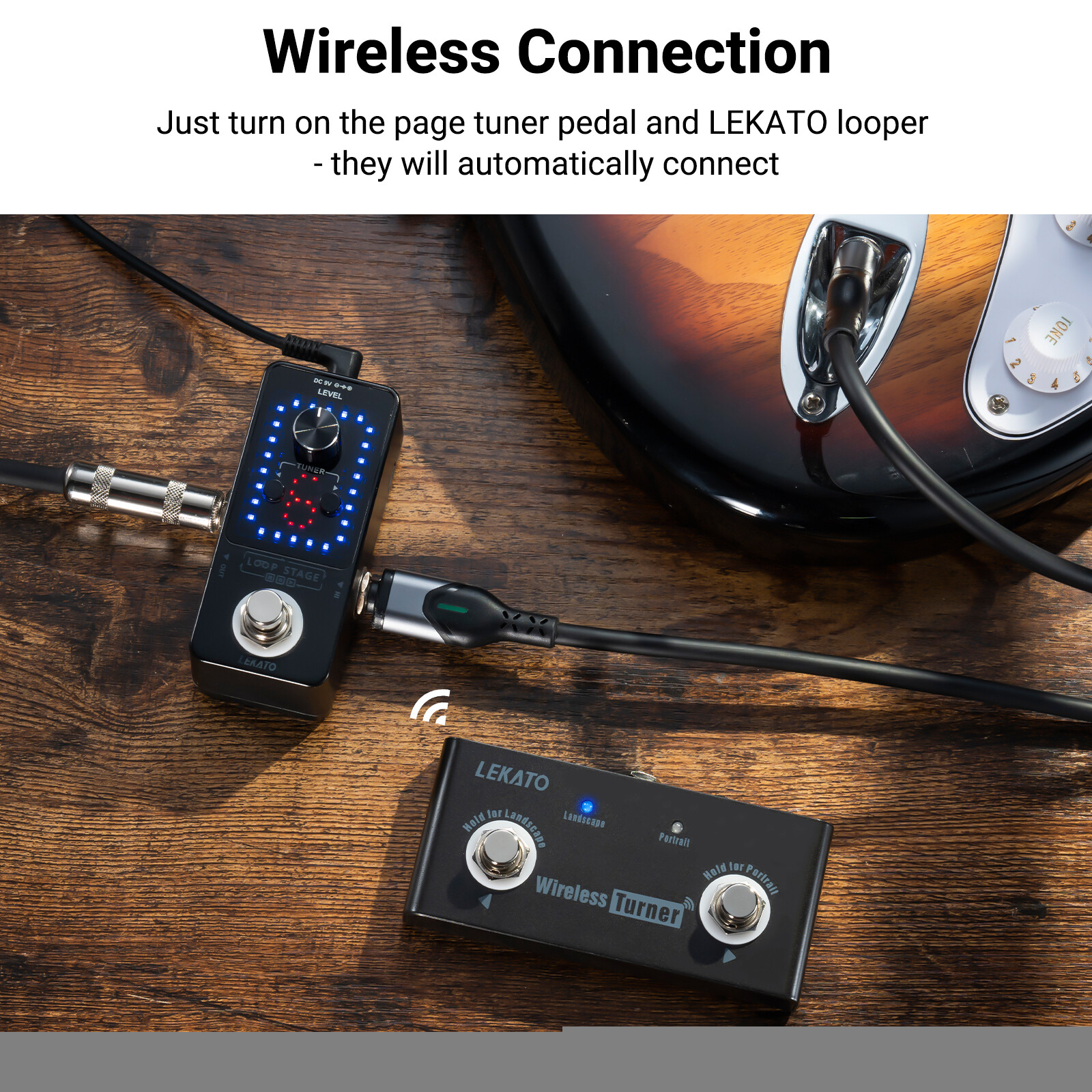 LEKATO Wireless Page Turner Pedal Controller Tablet Foot Switch Rechargeable US
