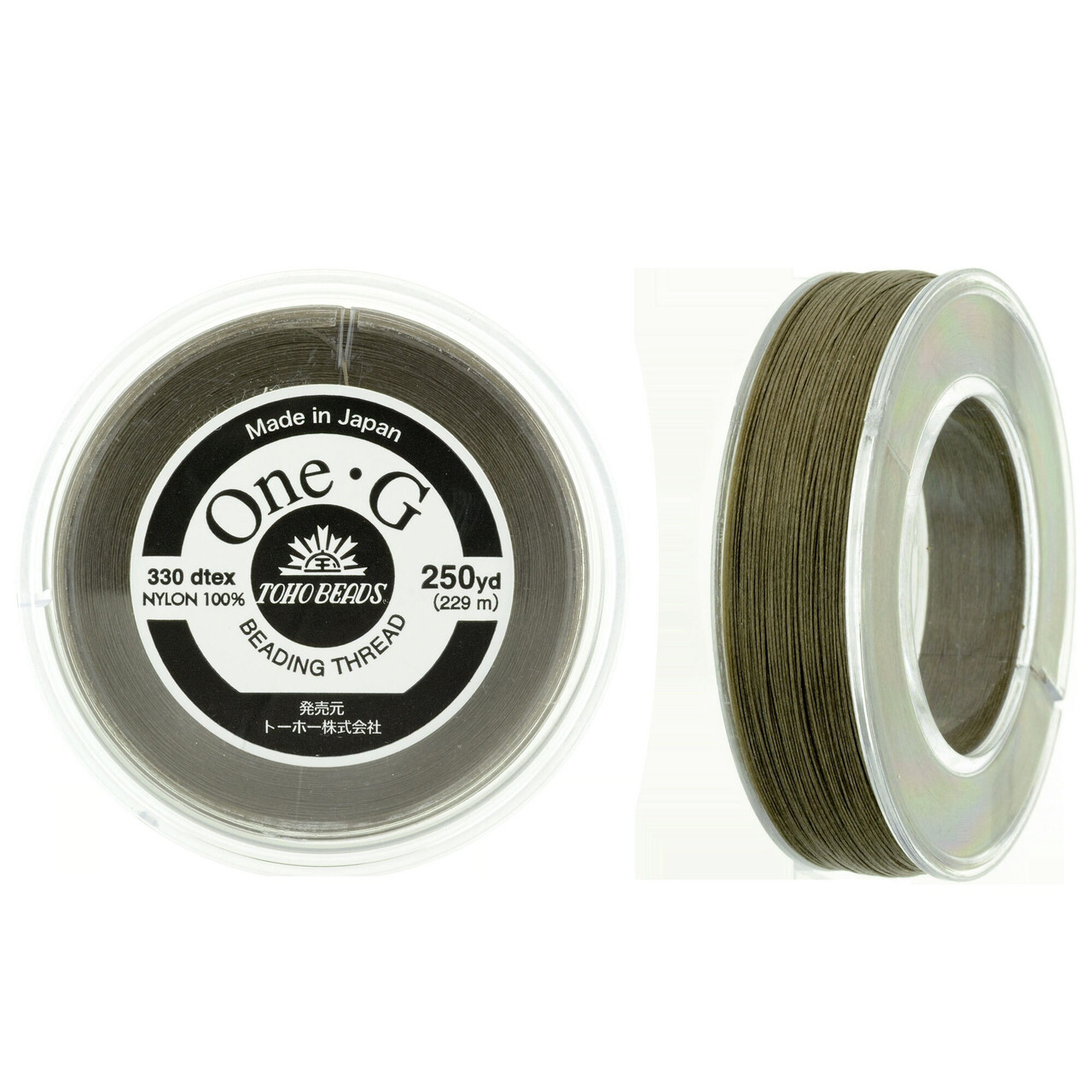 Light Khaki One-G Toho Beading Thread 50/125/250yd
