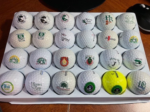 MICHIGAN H2 GOLF COURSE: LOGO BALLS