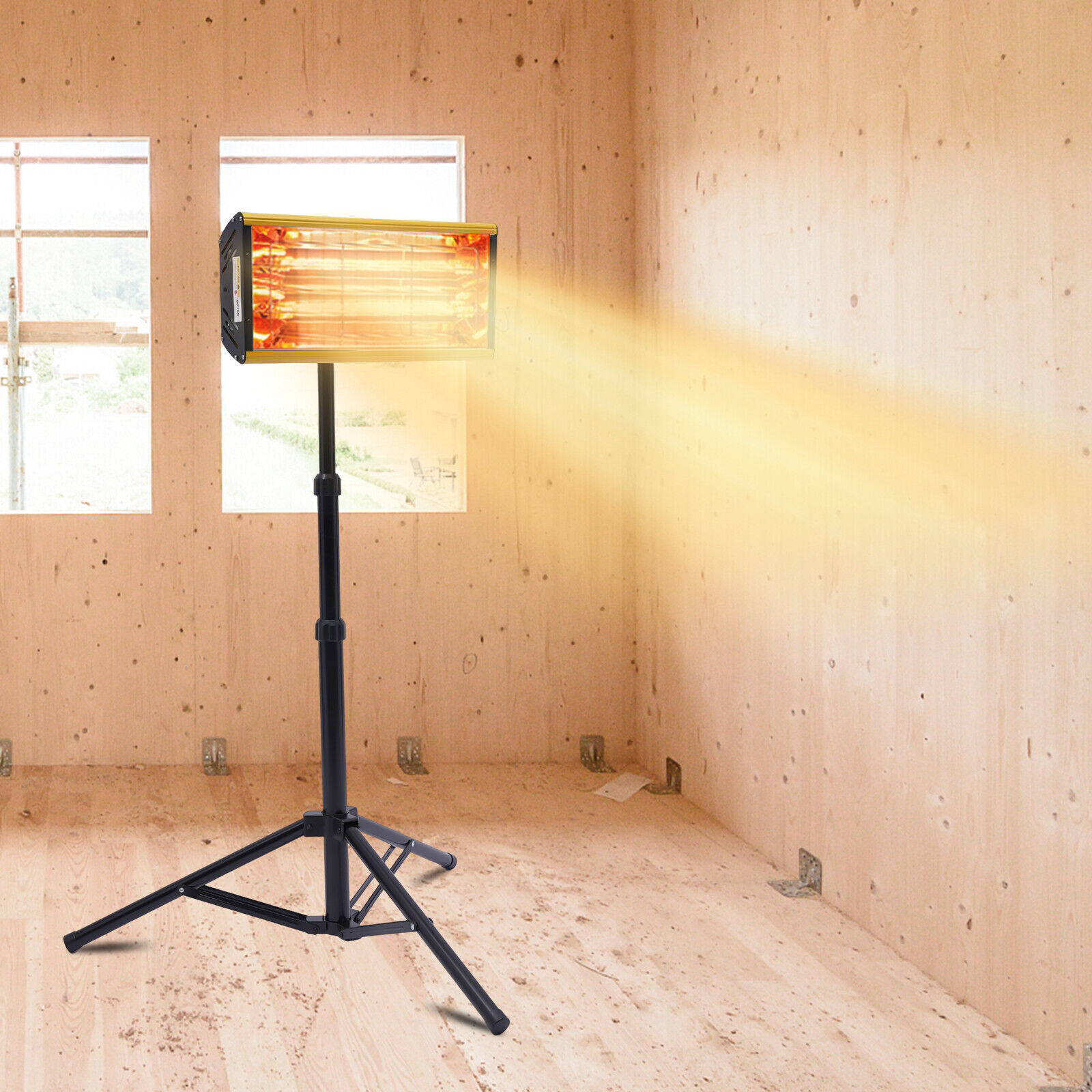 2000W Infrared Paint Curing Lamp Auto Body Heating Booth Spray Heater Light 110V