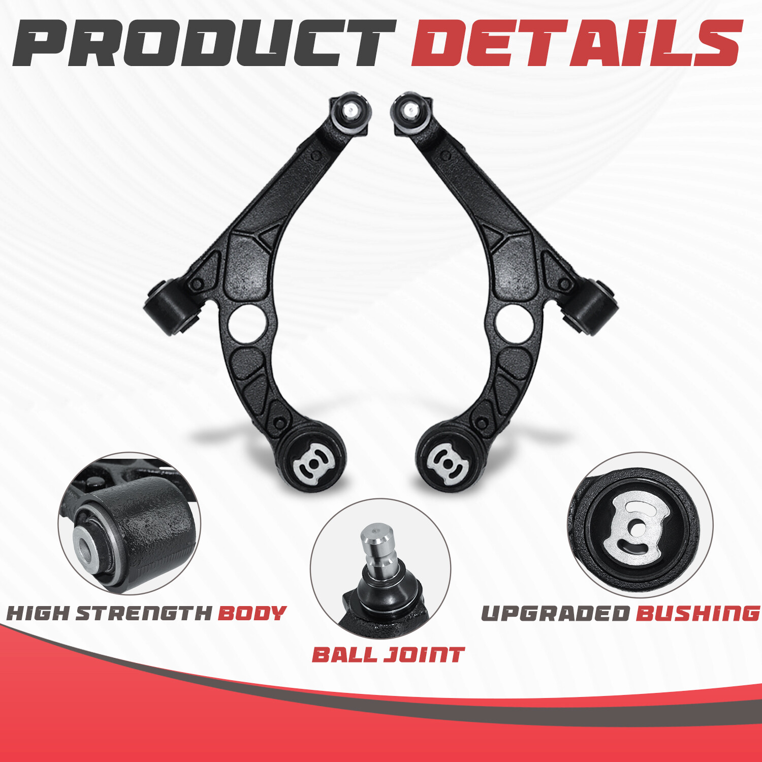 10 Front Lower Control Arm Sway Bar Tie rod Fit 2013-16 Dodge DART CHRYSLER200