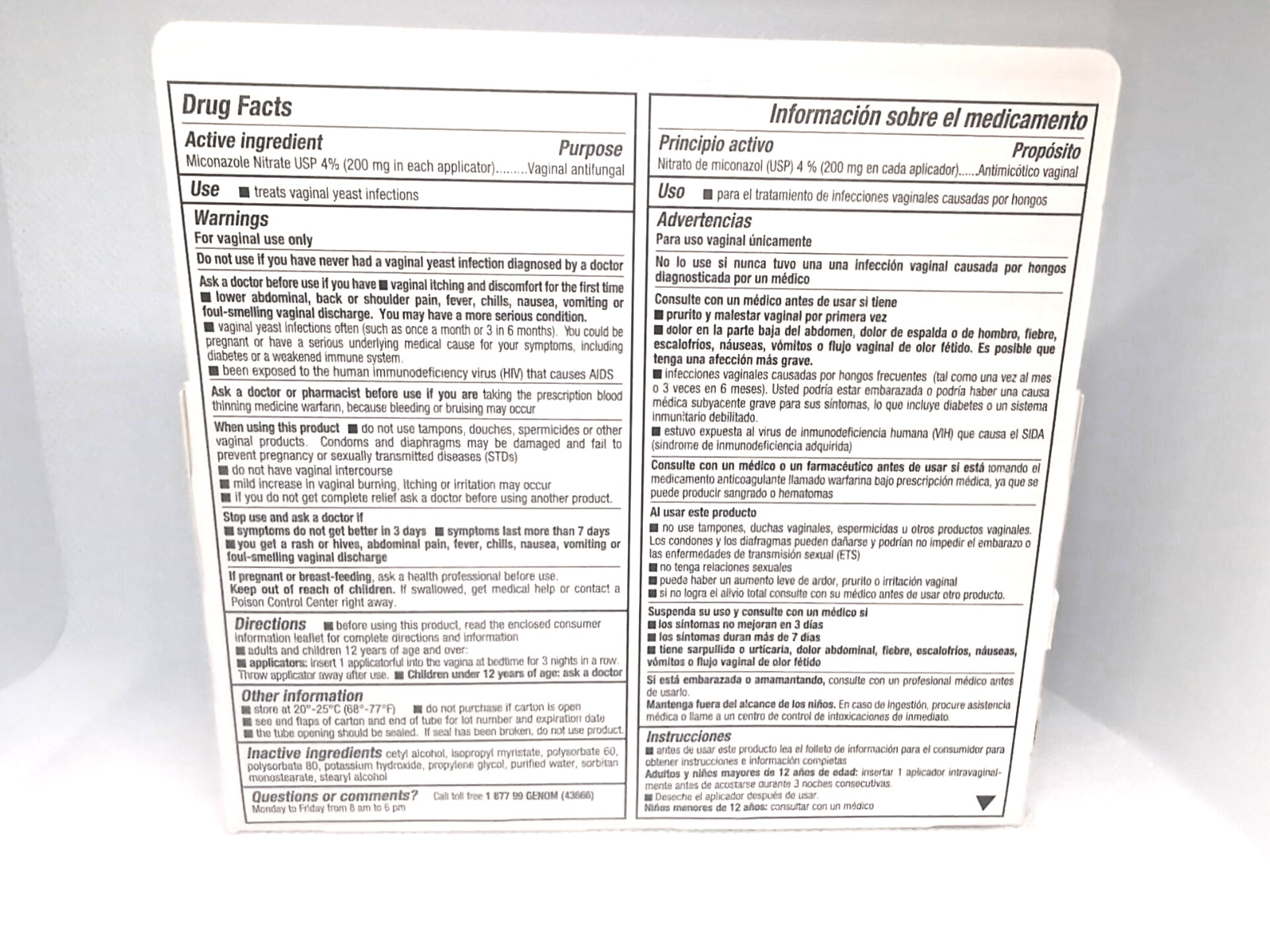 Lagicam Miconazole 3 Vaginal Yeast Infection Antifungal Treatment Exp 3/2027